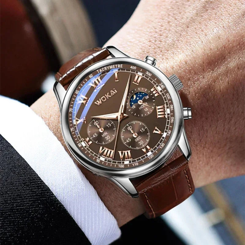 Men’s Luxury Quartz Watch – Casual Wristwatch for Men, Stylish Design & Perfect Gift Choice