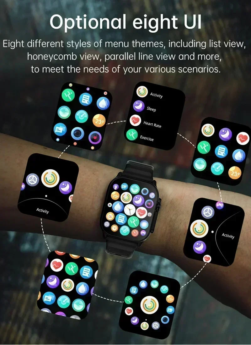 2025 Smart Watch – Heart Rate & Sleep Monitor with Dustproof and Waterproof Design for Active Lifestyles