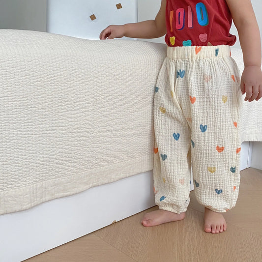 New Designer Baby Harem Pants – Unisex Printed Summer Trousers for Toddlers