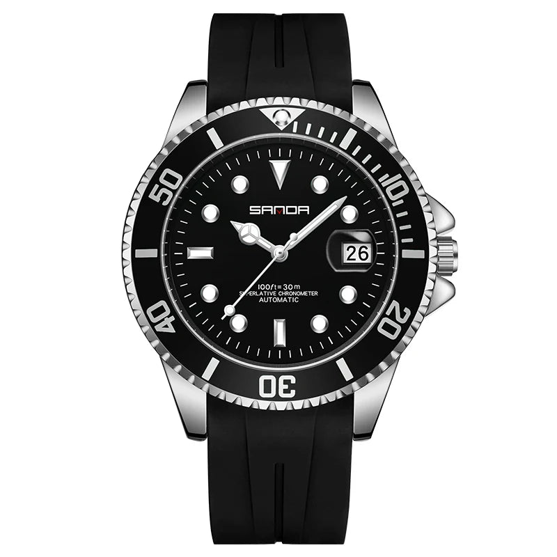 Luxury Automatic Square Watch – Unisex Waterproof Mechanical Wristwatch for Men & Women