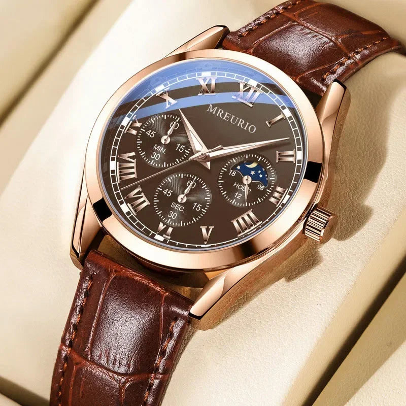 Men’s Luxury Quartz Watch – Casual Wristwatch for Men, Stylish Design & Perfect Gift Choice
