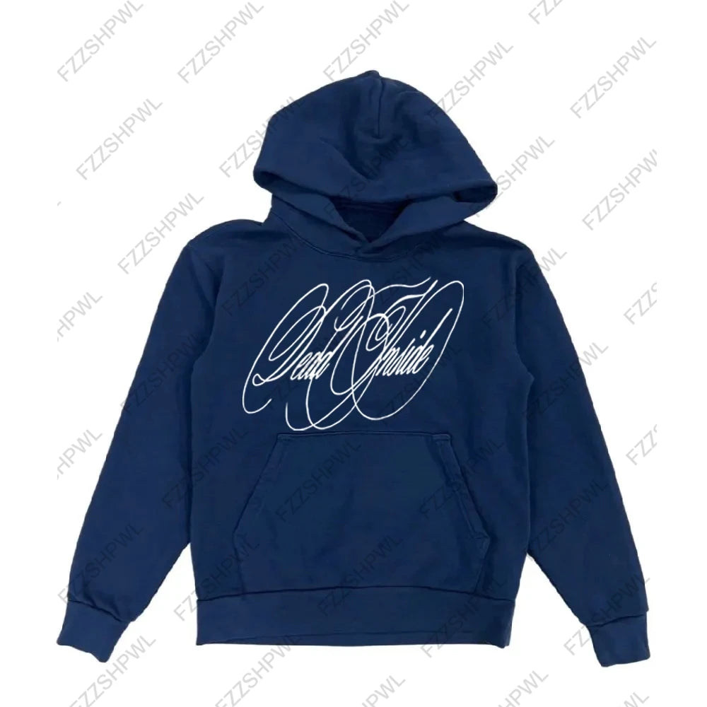 Unisex Y2K Oversized Hoodie – Hip Hop Punk Harajuku Letter Print Streetwear Sweatshirt