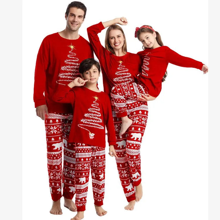 2025 Family Christmas Pajamas Set – Matching Mom, Dad, Kids & Baby Sleepwear