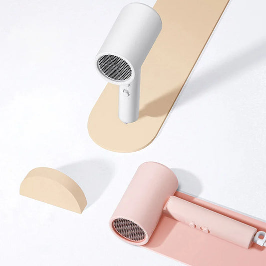 XIAOMI MIJIA H101 Portable Hair Dryer โ 1600W,Foldable,50M Negative Ions,15m/s Airflow,Dual Heat & Speed Modes,220V With adapter