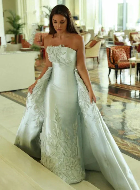 Customized Elegant Evening Dress – Shiny Formal Gown for Women, Cocktail & Special Occasions