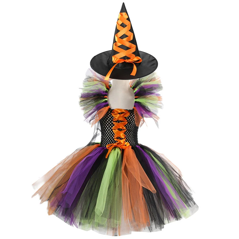 Kids Halloween Costume – Witch, Vampire, or Little Red Riding Hood Cosplay Dress for Girls & Boys Masquerade Party