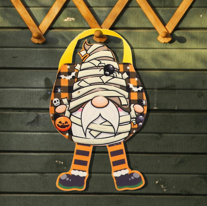 Halloween Candy Bag for Kids ? Pumpkin Printed Trick or Treat Tote