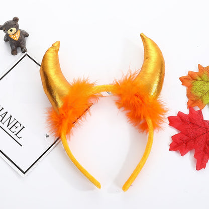 Halloween Devil Horn Headband ? Spooky Costume Accessory for Party & Cosplay