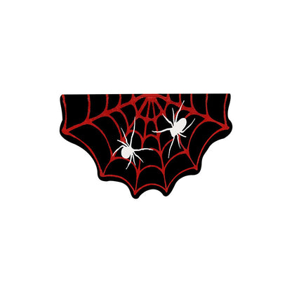 Halloween Bat-Shaped Soft Absorbent Rug ? Spooky Decorative Carpet for Home, Bathroom & Bedroom