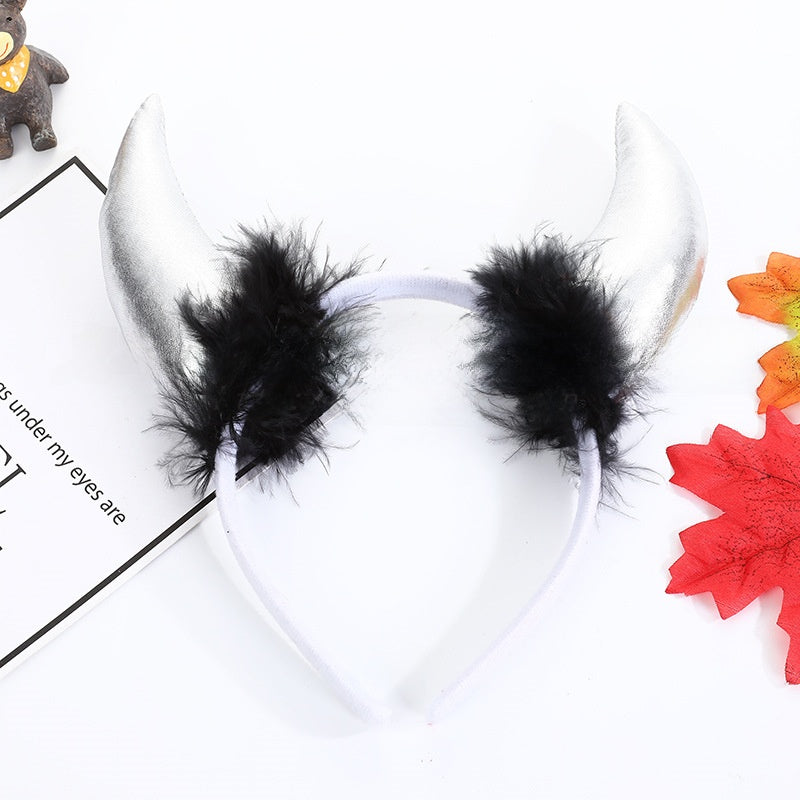 Halloween Devil Horn Headband ? Spooky Costume Accessory for Party & Cosplay