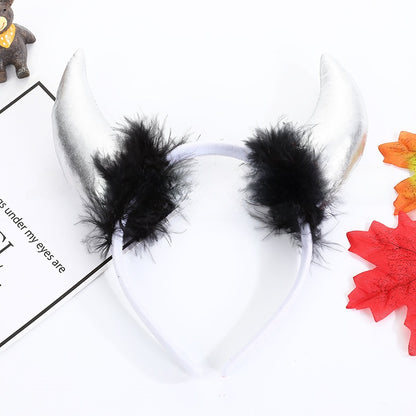 Halloween Devil Horn Headband ? Spooky Costume Accessory for Party & Cosplay