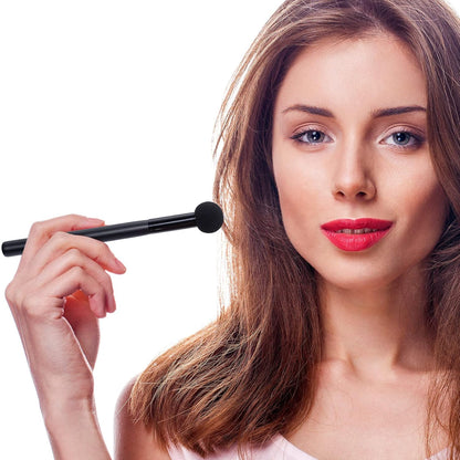 6Pcs Sponge Makeup Applicator with Handle, Sponge Eyeshadow Applicators Makeup, Eyeshadow Sponge Brush, Cotton Eye Makeup Eyeshadow Brushes Set for Women Girls (4.5 Inch Long) Washable