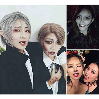 Vampire Fangs False Teeth – Halloween Party Costume Prop for Adults & Kids, Horror Cosplay DIY Decoration