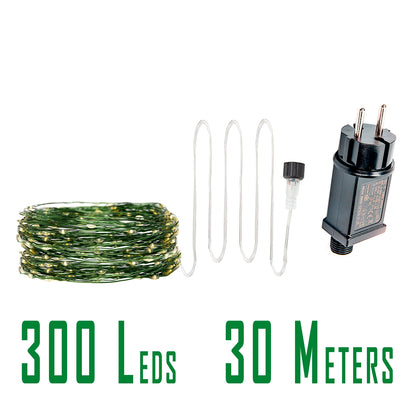 200M 2000LED Green Wire Fairy String Light Garland With Waterproof For Christmas Outdoor Wedding Garden Patio Room Decoration