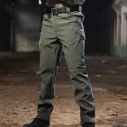 Men’s Softshell Fleece Jacket & Pants Set – Waterproof Hooded Outdoor Suit for Hiking, Camping & Skiingsof