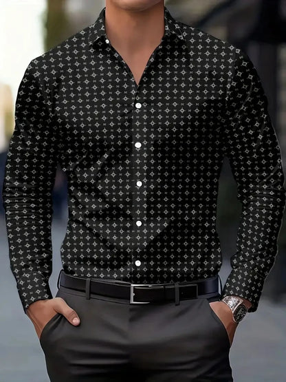 2025 Men’s High-Quality Button-Up Shirt