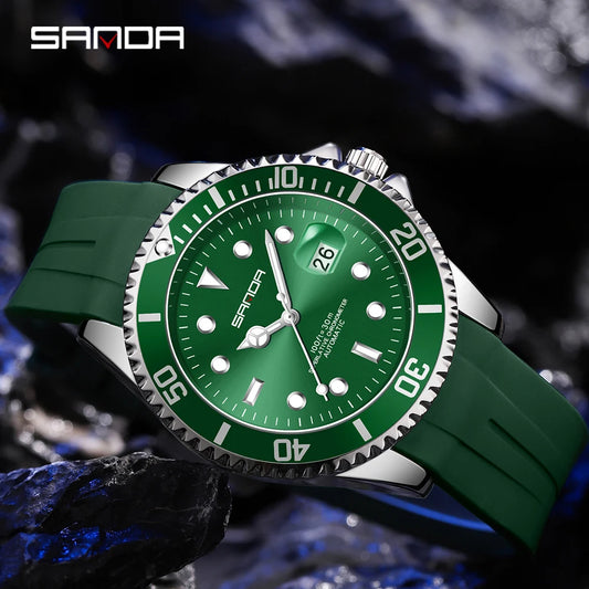 Luxury Automatic Square Watch – Unisex Waterproof Mechanical Wristwatch for Men & Women