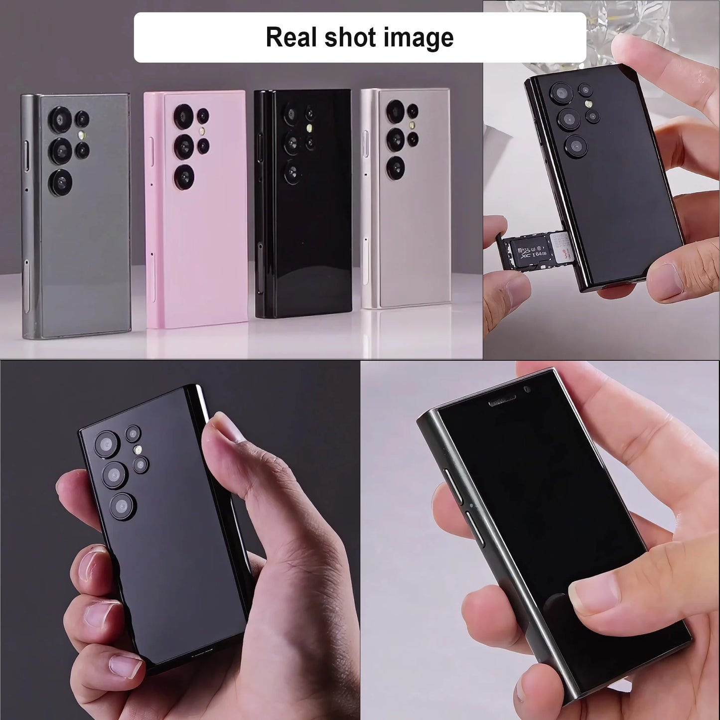 SERVO Mini Smartphone Android 9.0 3G Dual SIM 2GB+16GB 3-Inch HD Display 5MP Camera