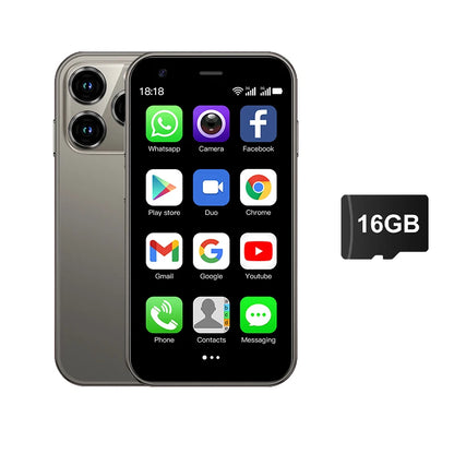 SERVO 15SE Mini Smartphone 3.0" Android 3G Dual SIM 2GB+16GB WiFi WhatsApp Small Smart Phone