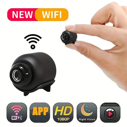 Mini Surveillance Camera - 1080P Wireless Night Vision Security Camera Portable