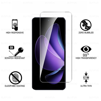 6in1 Full Cover Tempered Glass For Oppo Reno13 F Screen Protector Oppo Reno 13 FS OppoReno13 5G Reno13F 13F 4G Lens Glass Film