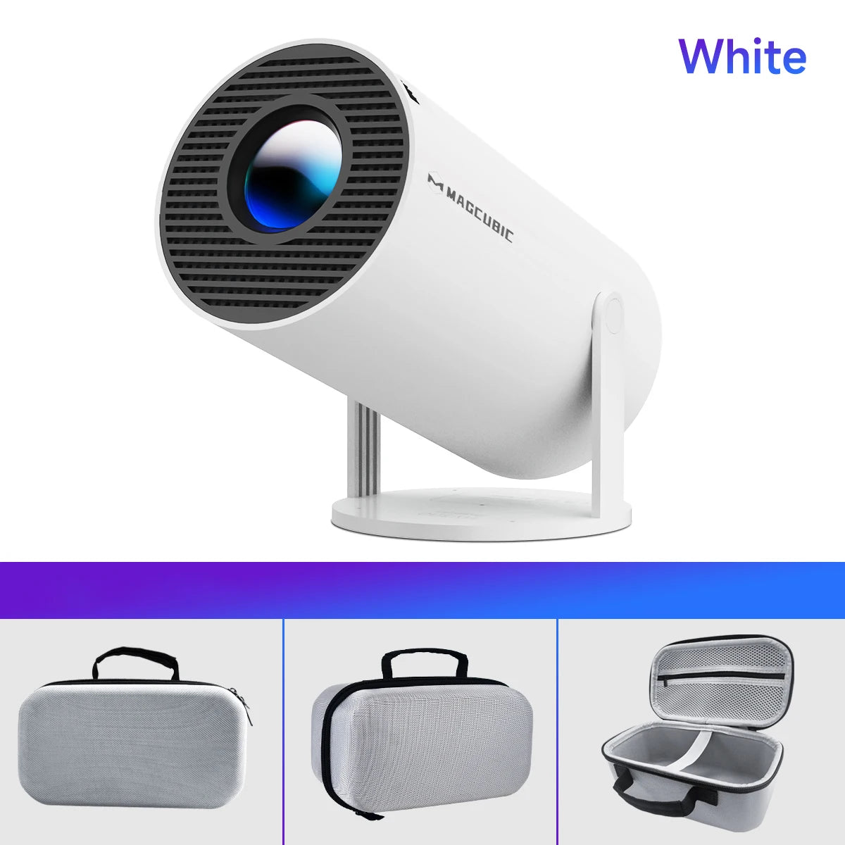Magcubic Projector HY300 Pro 8K Android 14 Dual Wifi6 290ANSI Allwinner H726 BT5.0 1080P 1280*720P Home Cinema Outdoor Projetor