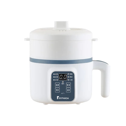220V Digital Rice Cooker & Food Steamer Dual-Layer Household Cooking Appliance