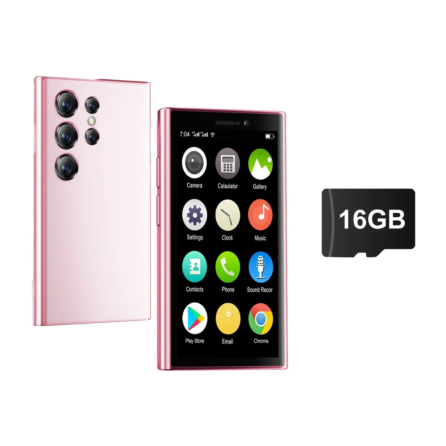 SERVO Mini Smartphone Android 9.0 3G Dual SIM 2GB+16GB 3-Inch HD Display 5MP Camera