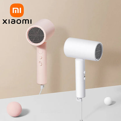 XIAOMI MIJIA H101 Portable Hair Dryer – 1600W,Foldable,50M Negative Ions,15m/s Airflow,Dual Heat & Speed Modes,220V With adapter