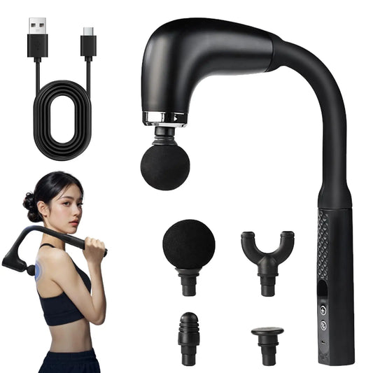 Fascia Gun Muscle Relaxation Massager Electric Vibration Massage Gun Professional Grade Neck Membrane Gun