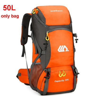 50L Waterproof Travel Backpack – Large Hiking Camping Rucksack for Outdoor Sports