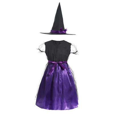 Kids Halloween Costume – Witch, Vampire, or Little Red Riding Hood Cosplay Dress for Girls & Boys Masquerade Party
