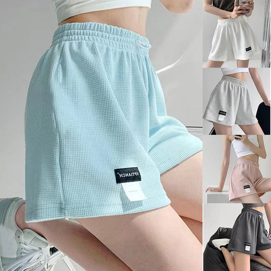 Women’s Summer Sports Shorts – Loose Fit Elastic Waist Three-Quarter Casual Trousers | 2025 Fashion