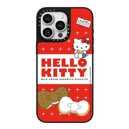 Hello Kitty Iphone 16 Promax Phone Case With Mirror Finish Technology Anti Drop All Inclusive Creative Cartoon Protective Cover