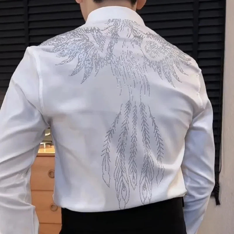 Spring Autumn New Hippie Fashion Solid Shirt