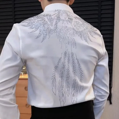 Spring Autumn New Hippie Fashion Solid Shirt