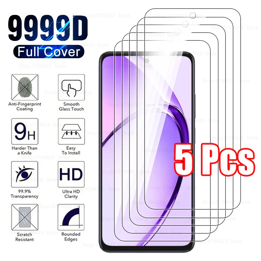 1-5Pcs Glass For Oppo A80 A60 A3 A18 A40 A38 A58 A78 A98 4G/5G Tempered Glass Screen Protectors For oppo A 80 60 OppoA80 oppoA60