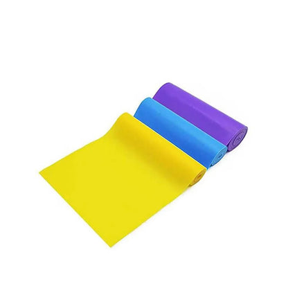 Portable Elastic Fitness ResistanceBand for Yoga Pilates Home Strength Training Stretch Band for Athletic Tension Exercises