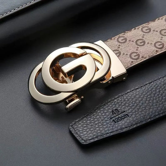 Top genuine leather and cowhide material men's belt fashion casual luxury brand men's belt jeans versatile design belt men