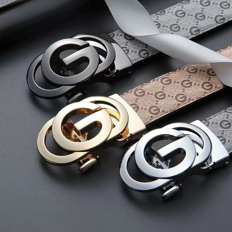 Top genuine leather and cowhide material men's belt fashion casual luxury brand men's belt jeans versatile design belt men