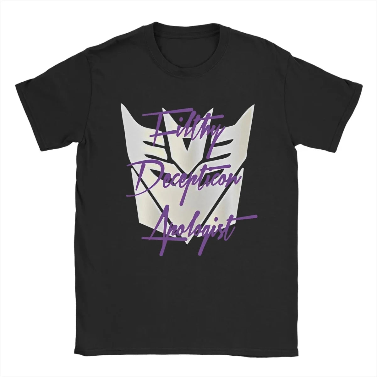Transformers Decepticons Soundwave Men’s T-Shirt – Vintage Cotton Round Collar Short Sleeve Tee