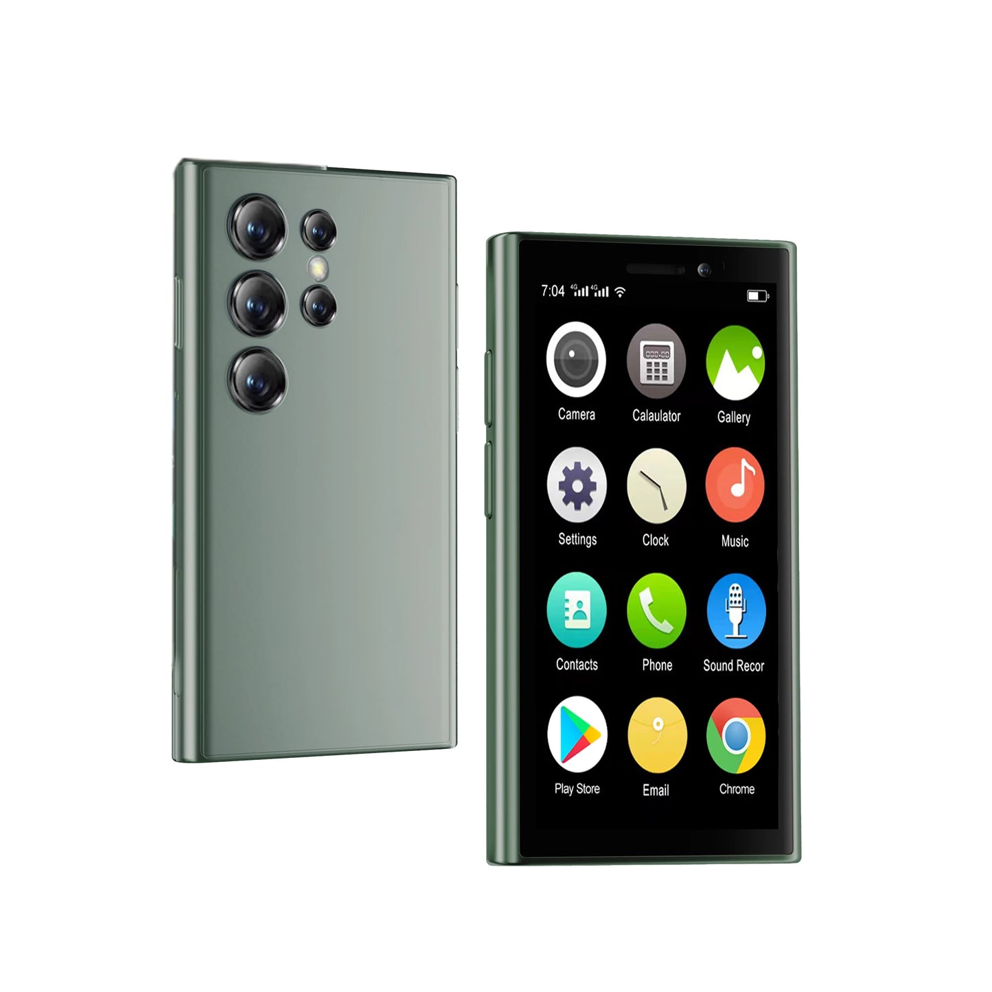 SERVO Mini Smartphone Android 9.0 3G Dual SIM 2GB+16GB 3-Inch HD Display 5MP Camera