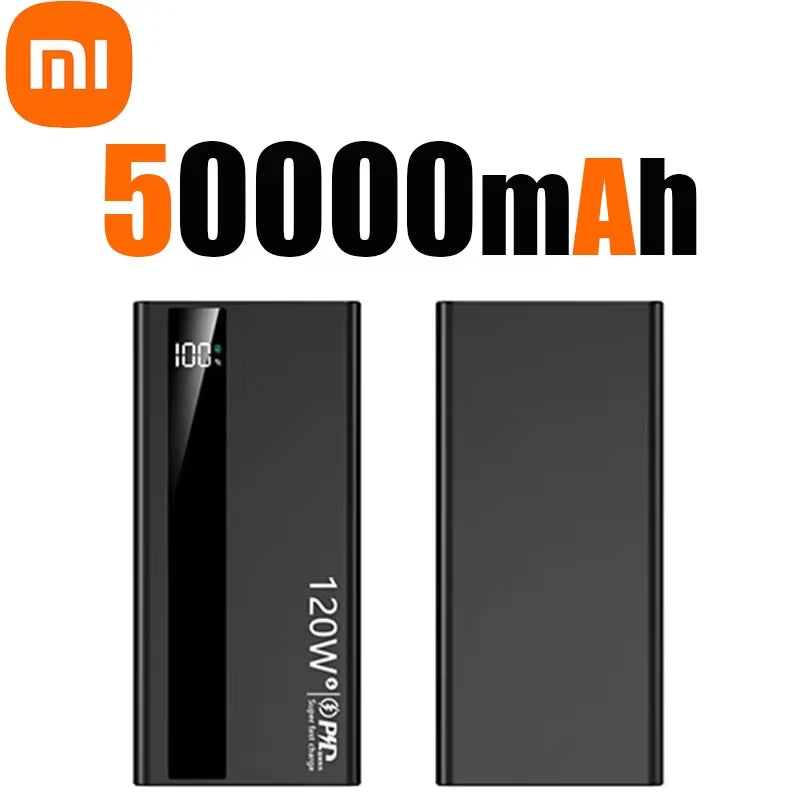 Xiaomi 120W 200000mAh Power Bank High Capacity Super Fast Charging Power Bank Portable Battery Charger For Huawei iPhone Samsung