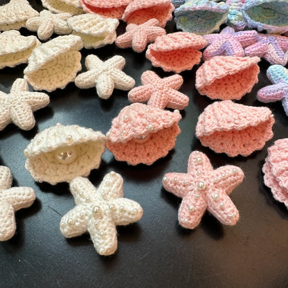 Handmade Ocean Pearl Seashell Keychain – Starfish Charm Pendant Gift for Women & Besties