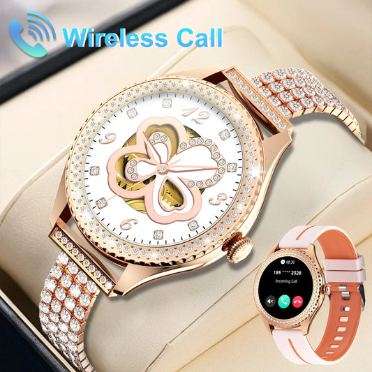 Women’s Smart Watch – Wireless Calling Smartwatch with 100+ Sports Modes, Fitness Tracking & Music Control