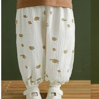 New Designer Baby Harem Pants – Unisex Printed Summer Trousers for Toddlers