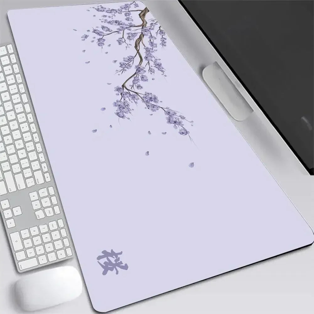 Japan Cherry Blossom XXL Gaming Mouse Pad Sakura Deskmat for Laptop & Keyboard