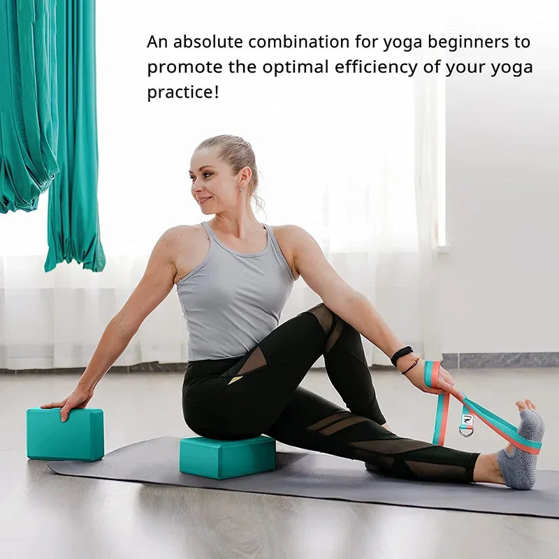 Yoga Block EVA Foam Brick – Non-Slip Pilates Fitness Support Cube for Home Exercise & Gym Training