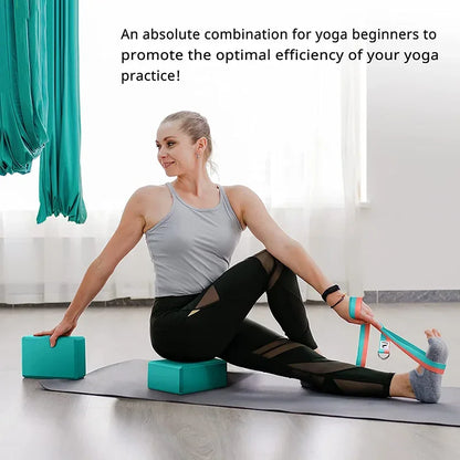 Yoga Block EVA Foam Brick – Non-Slip Pilates Fitness Support Cube for Home Exercise & Gym Training