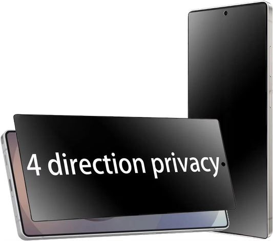 360° Full Surround Privacy Screen Protector for Samsung S24 Anti Spy with glue for S24+ Ultra Bubble Free Easy Installation